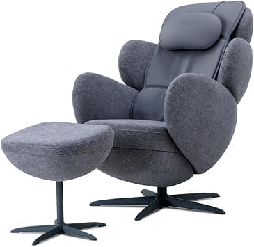 Orion Pro Auto Recliner Massage Chair with 3D Pressure-Sensing Rollers, Heat Therapy, Lumbar Massage, Wireless Remote, Ottoman Included, Grey on Amazon.ae - Price Tracker