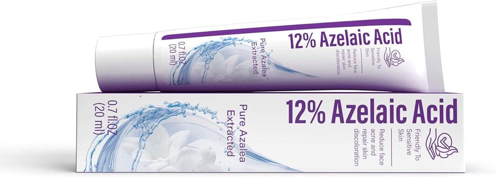 Azelaic Acid Serum 12 Percent Face Cream with Hyaluronic Acid and Niacinamide Reduces Redness Brightens Skin and Balances Sebum Gentle Daily Care for Clear Even Toned Complexion on Amazon.ae - Price Tracker