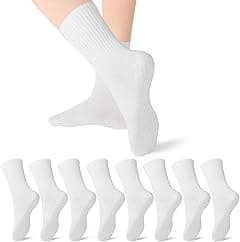 Pilates Socks with Grips for Women Yoga Non Slip Socks Grippy Socks for Athletic 4 Pairs White Barre Socks - Amazon.ae Price Tracker