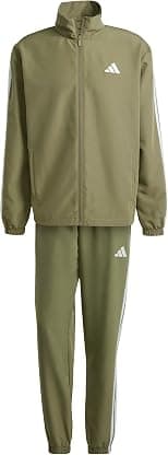 adidas Men Sportswear Basic 3-Stripes Woven Track Suit - Best Deal Finder