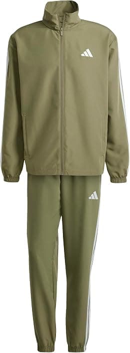adidas Men Sportswear Basic 3-Stripes Woven Track Suit - Best Deal Finder