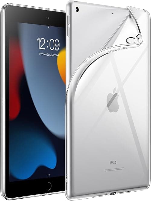 JETech Clear Case for iPad 9th/8th/7th Gen 10.2", Clear | Soft TPU Transparent Design, Shockproof Slim Protection on Amazon.ae - Price Tracker