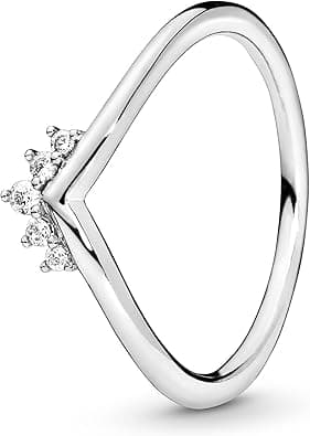 Pandora Tiara Wishbone Ring 198282CZ-58 on Amazon.ae - Price Tracker