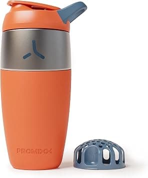 Promixx Pursuit Stainless Steel Shaker Bottle - 26oz Lightweight Metal Protein Mixer with Snap-Fit Agitator for Smooth Shakes - Leak-Proof Gym Shaker Cup for Fitness & Travel - Burnt Orange on Amazon.ae - Price Tracker
