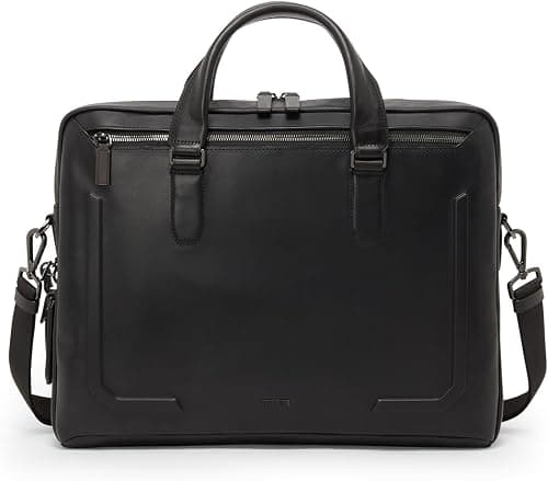 Tumi Harrison Avondale Top Zip Briefcase, Black Bombe on Amazon - Best Deal Finder