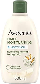 Aveeno Daily Moisturising Body Wash, With Soothing Oat, Suitable For Sensitive Skin, Gently Cleanses and Nourishes, Soap-Free, Lightly Scented, 500ml - Amazon.ae Price Tracker