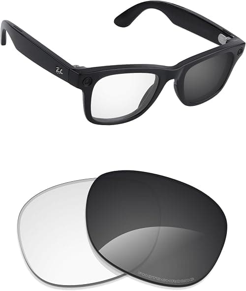 Alphax Transition Replacement Lenses for Ray-Ban Meta Wayfarer RW4006 / RW4012 50mm (Gen 2) Sunglasses | Precision Cutting on Amazon.ae - Price Tracker