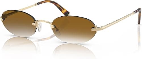 Retro Small Oval Sunglasses for Women Men, 2025 Trendy Rimless Sun Glasses Fashion Narrow Shades Y2K Designer Sunnies on Amazon.ae - Price Tracker