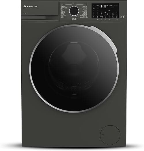 Ariston 10KG Front Load Washing Machine 1400RPM with Steam Therapy, ProSmart Inverter Motor, WiFi HomeWhiz App, Add Garment, Mini 14 Quick Wash, Made in Turkey, Manhattan Gray– ARWF10143DMME on Amazon.ae - Price Tracker