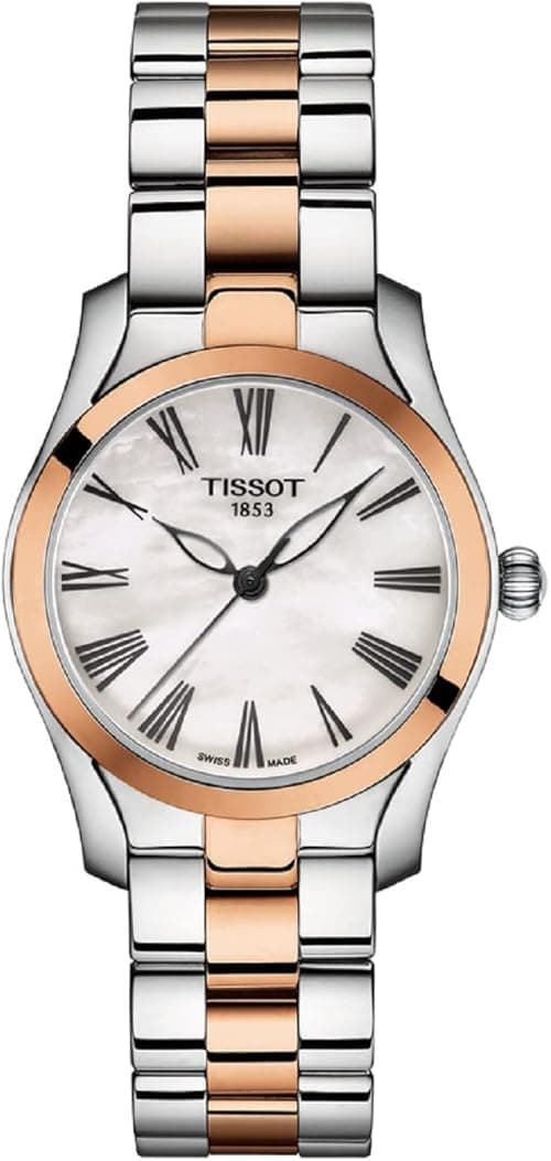 Tissot T-Wave Two-Tone Steel Swiss Quartz Women's WatchT1122102211301 on Amazon.ae - Price Tracker