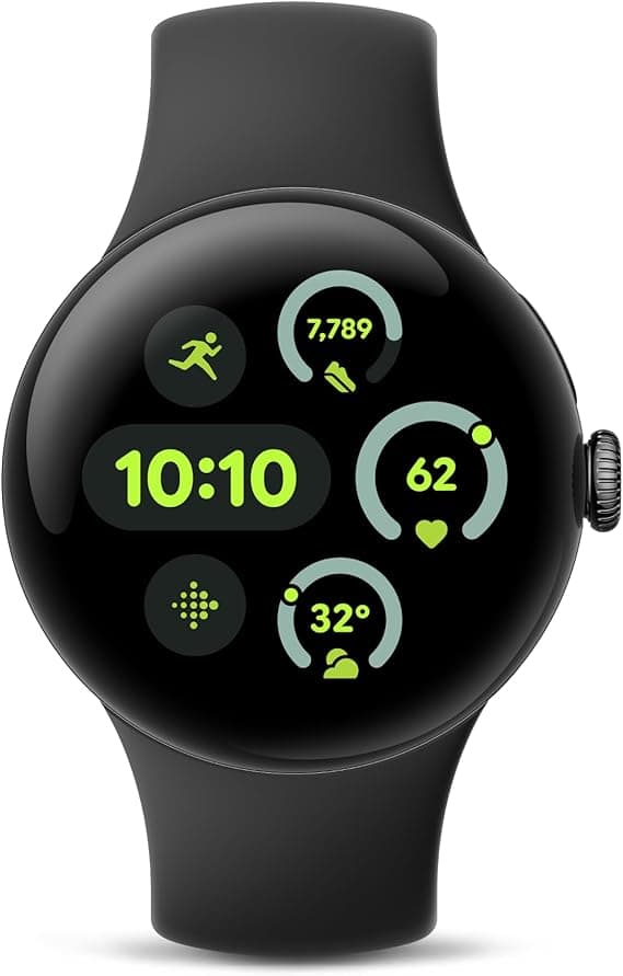 Google Pixel Watch 3 (41mm) Latest Model - Android Smartwatch, Heart Rate Tracking, Fitbit Advanced Running, Fitness Insights, 24-Hour Battery - Matte Black Aluminum Case - Obsidian Band - LTE on Amazon.ae - Price Tracker