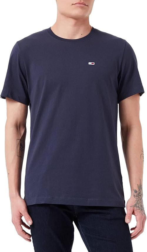 Tommy Jeans Men's Tjm Classic Jersey C Neck Shirt on Amazon.ae - Price Tracker