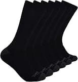Timberland PRO mens 6-pack Performance Crew Length Socks Casual Socks - Best Deal Finder