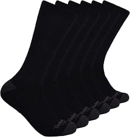 Timberland PRO mens 6-pack Performance Crew Length Socks Casual Socks - Best Deal Finder