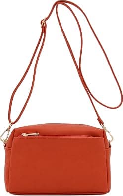 FashionPuzzle Triple Zip Small Crossbody Bag - Best Deal Finder