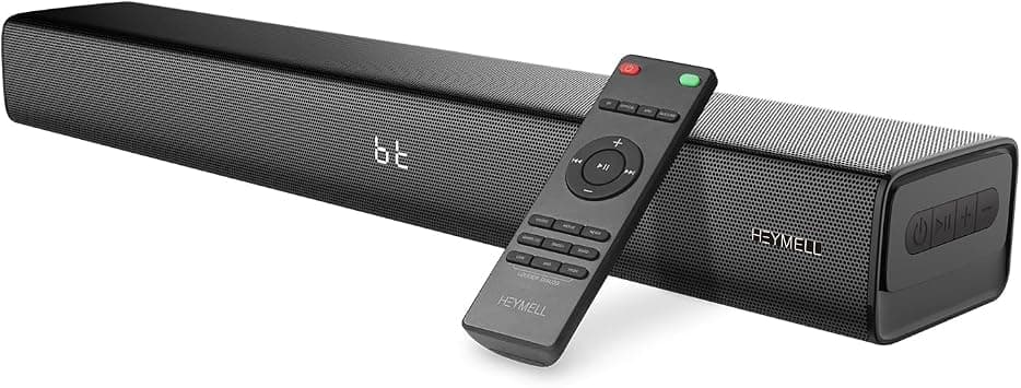 2.1ch 120W Small Bluetooth Soundbar for TV, PC, 23-inch TV Sound Bar with Built-in Subwoofer. Dialogue Enhancer, Optical/Aux, Wall Mount. Voyage 202 على Amazon.ae - متتبع الأسعار