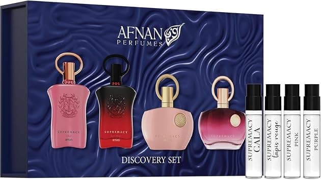 AFNAN Supremacy Femme Series Discovery Set 2ml X 4 Pcs on Amazon.ae - Price Tracker