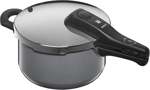 WMF W0516455290 Pressure Cooker, 1.6 gal (4.5 L), Compatible with Gas Fire, Fusion Tech Mineral, 2 Levels, Pressure Setting, Platinum على Amazon.ae - متتبع الأسعار
