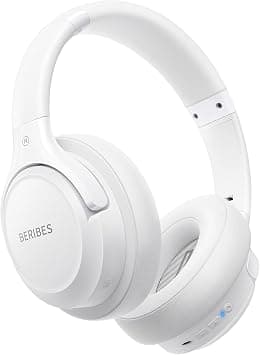 BERIBES Wireless Headphones Over Ear, 65H Playtime and 6 EQ Music Modes Bluetooth Headphones with Microphone, HiFi Stereo Foldable Lightweight Headset, Deep Bass for Home Office Cellphone PC Ect. - متتبع أسعار Amazon.sa