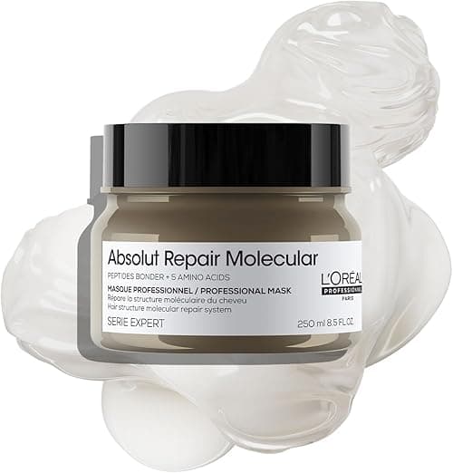 L’Oréal Professionnel, Absolut Repair Molecular Professional Concentrated Rinse-off Mask, Repair Damage & Restore Strength, Extra Detangling & Suppleness, For All Damaged Hair Types,SERIE EXPERT on Amazon.ae - Price Tracker