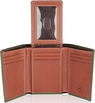 Stealth Mode Trifold Wallet - RFID Blocking Wallet with Flip ID Holder - Leather Case for Money, Credit Cards - Mens Organizer, Divided Billfold, Identity Protection - Men's Gifts, Camo, One Size on Amazon.ae - Price Tracker