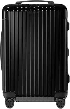 MOTIM حقيبة سفر خفيفة الوزن Travel Suitcase Luggage Bag with 360° Spinner Wheels, Lightweight Textured Hard Shell (Black, 22inch) on Amazon - Best Deal Finder