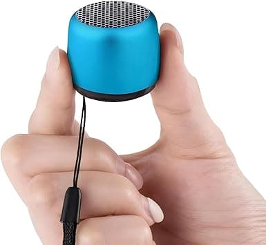 Best Mini Portable Bluetooth Speaker with HD Sound & Bass I Smallest Wireless Bluetooth Speakers for Phone/PC/Tablet I Photo Selfie Button Answer Phone Calls I Cute Tiny Speaker (Blue) - Amazon.ae Price Tracker