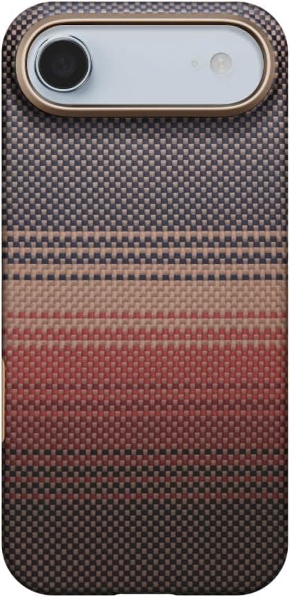 Next Store Luxury Carbon Fiber Aramid Phone Case For iPhone 17 Air 6.5-Inch Ultra-Thin Shockproof Protective Cover Lightweight Anti-Scratch Slim Design(Sunset gold) on Amazon.ae - Price Tracker