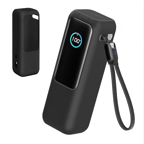 Thick 1.5mm Silicone Case for Anker Zolo Power Bank 25000mAh 165W – Protective Full-Wrap Cover with Precise Port Cutouts for Anker Laptop Portable Charger (Black) على Amazon.ae - متتبع الأسعار