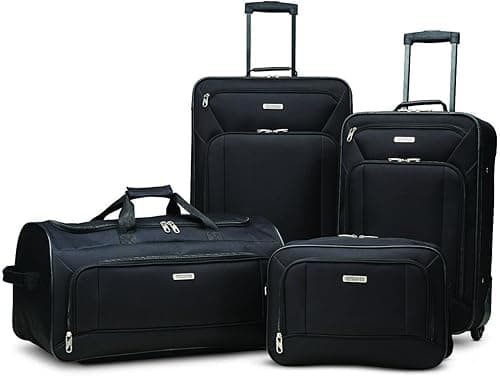 American Tourister unisex-adult Fieldbrook Xlt 4pc Set (Bb/Wh Dfl/ 21/25 Upright) Luggage Set on Amazon.ae - Price Tracker