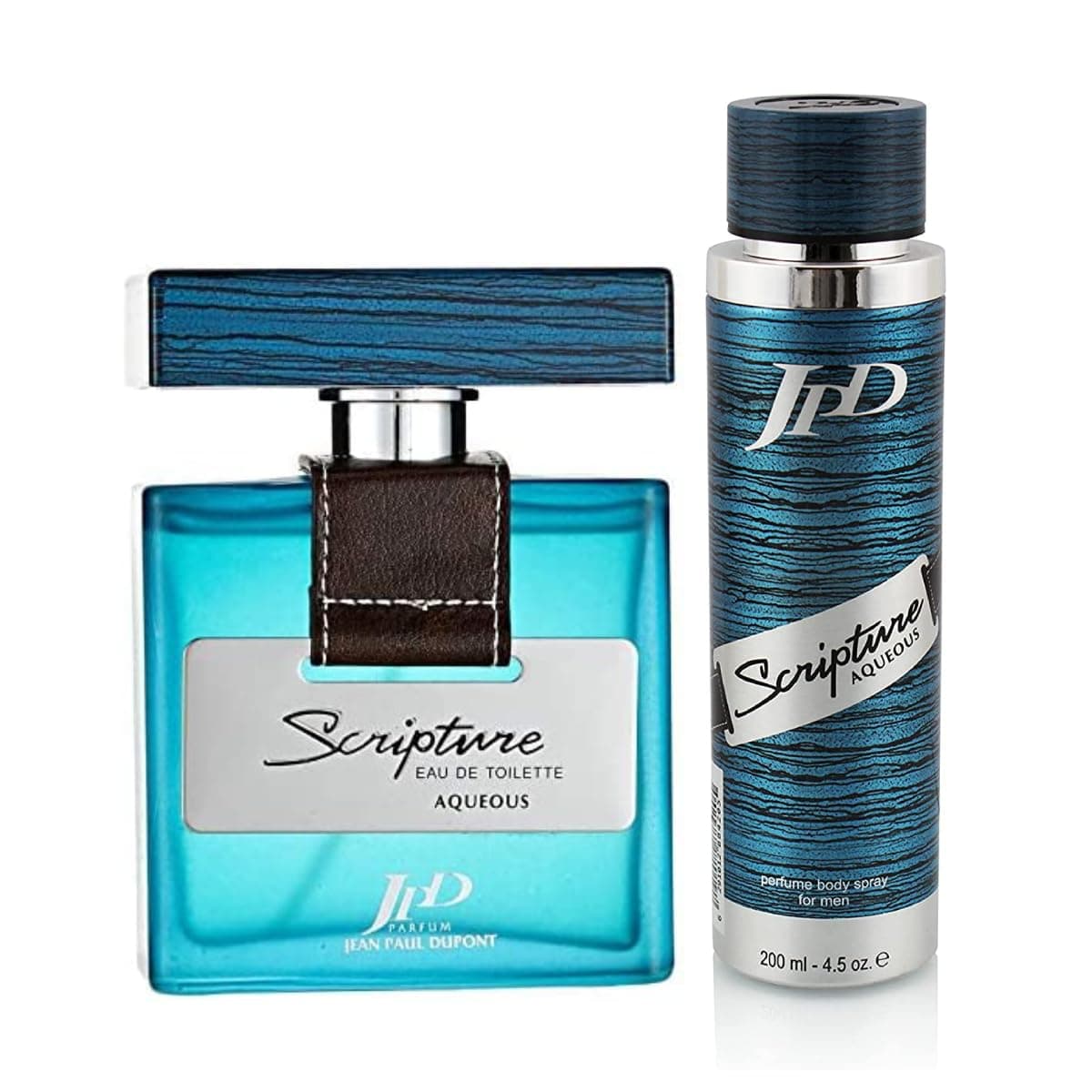 Jean Paul Dupont (JPD) Scripture Aqueous 2Pcs Promo Pack Eau de Toilette 100ml + Body Spray 200ml For Men on Amazon.ae - Price Tracker