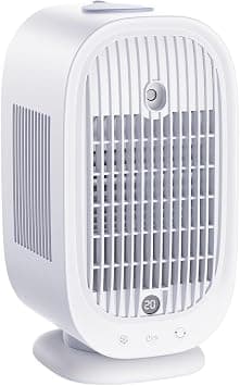 Desk Fan with Cooling Mist Humidifier, 4000mAh Rechargeable Battery, 3 Speeds & Touch Control, 72 Hours Battery Life – Portable Table USB Fan for Home, Office & Bedroom على Amazon.ae - متتبع الأسعار