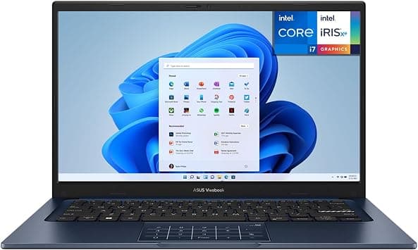 ASUS (Upgraded) Vivobook 14 14" FHD Laptop, Intel Core i7-1355U, 1.7GHz, 12GB RAM, 512GB SSD, Windows 11 Home, Intel UHD Graphics, Wi-Fi5, Bluetooth, Quiet Blue, X1404VA-I712512 on Amazon.ae - Price Tracker