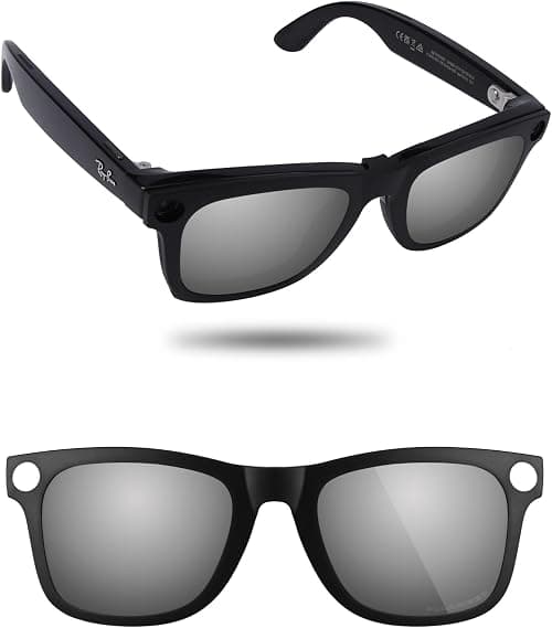 Fiskr Polarized Clip-On Sunglass Compatible with Ray-Ban Meta Wayfarer RW4006 & Gen 2 RW4012 (Size 50-22) - UV Protection على Amazon.ae - متتبع الأسعار