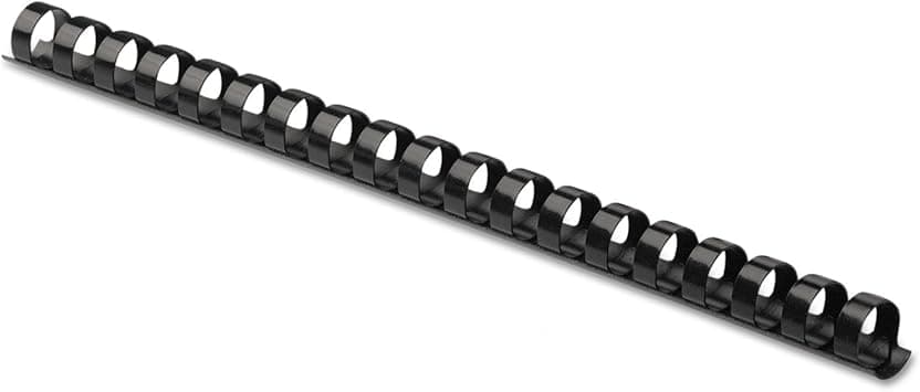 Fellowes Plastic Binding Comb 3/8" Black, 100Pack - Amazon.ae Price Tracker