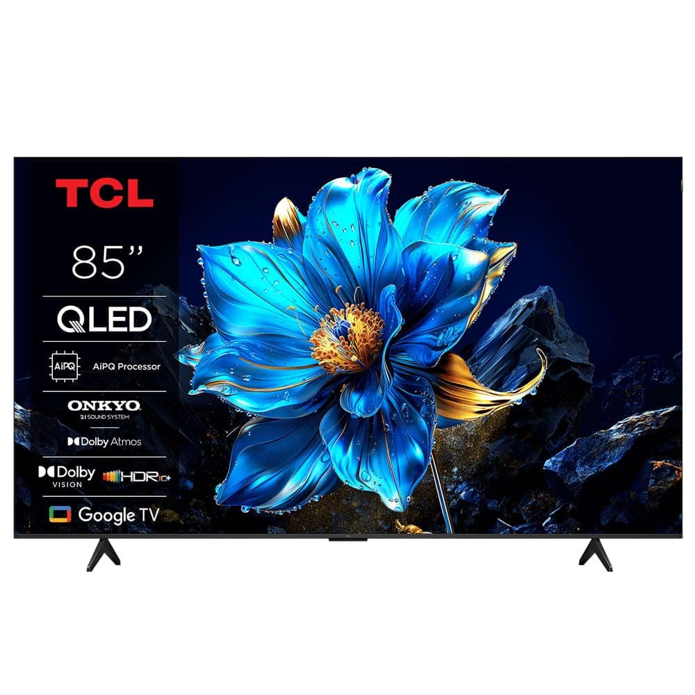 TCL 85 Inch QLED TV, HDR10+, Google TV, Dolby Vision Atmos, AiPQ Processor,120Hz, ONKYO 2.1ch, Dolby Vision HDR, Slim & Uni body – 85P7K (2025 Model) on Amazon.ae - Price Tracker