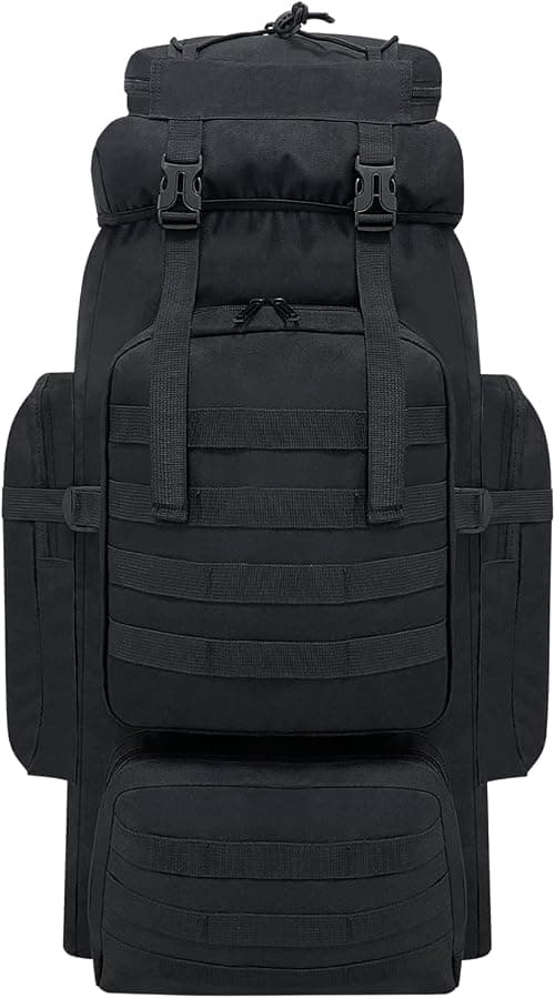 Hiking Backpack, 80L/100L Large Camping Backpack, Expandable Waterproof Molle Rucksack, Outdoor Sport Travel Daypack على Amazon.ae - متتبع الأسعار