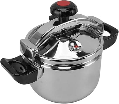 Stainless Steel Pressure Cooker, Efficient and Fast Cooking Pots and Pans, Explosion Proof Double Bottom Pressure Cooker Cookware Canner for Induction Cookers Open Flames (22L) on Amazon.ae - Price Tracker