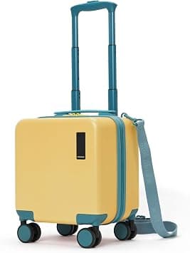 Mokobara The Moko Blocks Unbreakable Polycarbonate Extra Light Weight Kids Luggage | Hard Trolley Suitcase for Kids (38 cms (3-8 Years), Sunshine) on Amazon - Best Deal Finder