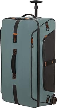 Samsonite Paradiver Light Travel Bag with Wheels 79 cm, 121.5 L, Green (Forest), Forest, Duffle L with 2 wheels (79 cm - 121.5 L), travel bags on Amazon.ae - Price Tracker