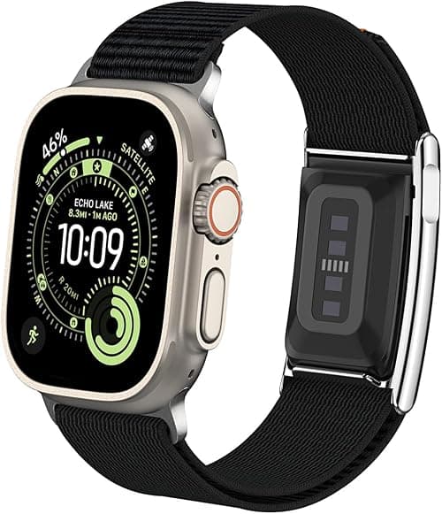 Nylon Sport Band Compatible with Whoop 5.0& Apple Watch Combo Band, Adjustable Fitness Wristband with Metal Bumper Case for Whoop 5.0/ MG One Peak LIFE & iWatch Ultra 3/Ultra 2/Ultra/SE 3/SE 2/SE on Amazon.ae - Price Tracker