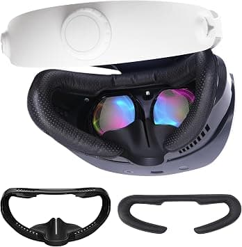 Hanpusen VR Face Pad for Playstation VR2 - PSVR2 Fitness Facial Interface Cushion, Replacement Accessory Set With Breathable Holes, Anti-fogging Sweat-Proof Leather Foam Cover على Amazon.ae - متتبع الأسعار