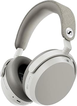 Sennheiser Momentum 5 Wireless Noise Cancelling Headphones – Bluetooth Headphones with Crystal‑Clear Calls, Adaptive ANC, Over‑Ear Design, 57‑Hour Battery, Dolby Atmos and Lossless Audio, White on Amazon.ae - Price Tracker