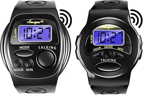 2 Pack Talking Watch English Talking Watches for The Blind Clear Female Voice Talking Watch for Visually Impaired,Easy to use for Seniors,Blind,Visually Impaired,Best Gift for Seniors, Black, on Amazon.ae - Price Tracker