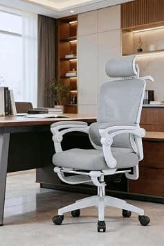 Office Chair,Ergonomic Office Chair with Adjustable Headrest, Breathable Mesh Chair With Footrest, 135° Recline High Back Desk Chair,350lbs Heavy Duty Support Chair for Work Home Office & Gaming on Amazon.ae - Price Tracker
