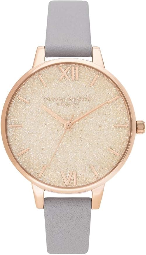 Olivia Burton Womens Quartz Watch, Analog Display and Leather Strap OB16GD45 on Amazon.ae - Price Tracker