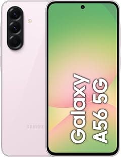 Samsung Galaxy A56 5G, 128GB Storage, Pink - متتبع أسعار Amazon.sa