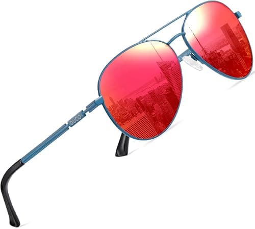 DUCO Sunglasses for Men Aviator Glasses Polarised Men's Sunglasses Women on Amazon - Best Deal Finder