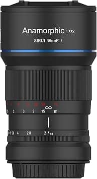SIRUI 50mm F1.8 1.33X Anamorphic Lens for E Mount APS-C على Amazon.ae - متتبع الأسعار