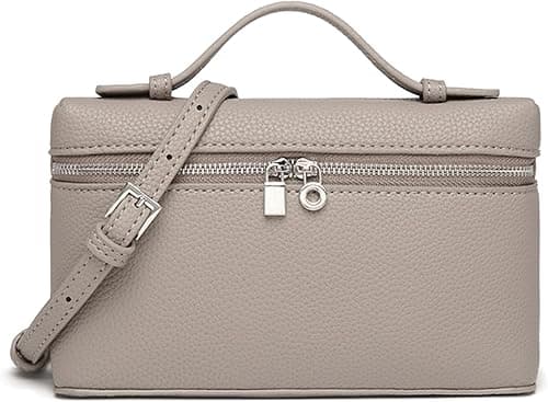 Small Crossbody Bag for Women Quiet Luxury Leather Trendy Purse Top Handle Phone Pouch Gigi Same Box Bag with Adjustable Shoulder Strap على Amazon.ae - متتبع الأسعار